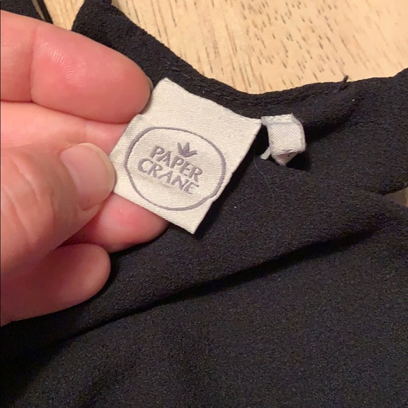 Black racer back camisole/tank top - Picture 3 of 4